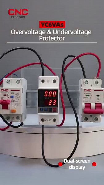 An overvoltage/undervoltage protector is a device designed to protect electrical equipment or systems from voltage fluctuations that exceed or fall below specified limits. It monitors the incoming voltage and activates protective measures when the voltage exceeds or drops below the predetermined thresholds. Join our family for professional technical tips and high-quality electrical appliances. #cncelectric #electric #voltageprotector #electricalwork #electricalengineering SOCIALISE WITH US *****