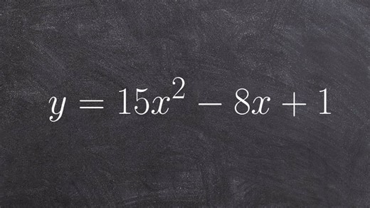 Solve by factoring when a is greater than one