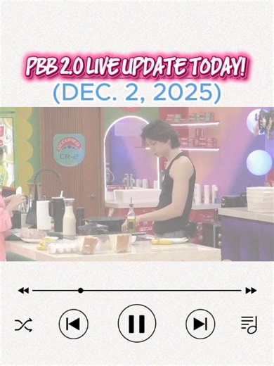 PBB 2.0 Live Update - December 2, 2025
