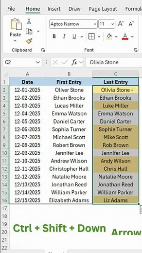 Auto Highlight Row in Excel 💥 Easy Trick