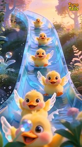 Adorable Ducklings on Water Park Adventures! Join a group of fluffy yellow ducklings on a magical adventure through a vibrant water park! From crystal slides and lazy river rafting to splash pools and waterfall grottos, these adorable characters bring joy and whimsy to every scene. Perfect for kids, families and animation lovers. Follow, like and Send star for more wonderful adventures! #TuneTails #ducklings #ducklinglove #WaterParkFun #FamilyFriendly #CuteAnimals #comedyreels #ReelsViral #KidsC