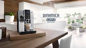 With the De'Longhi Dinamica coffee machine, you can make perfect espresso in no time! This LCD Display touch screen has everything you need to make life easier, including MY MENU function, a built-in milk frother, and a super refillable easy water tank! Enjoy traditional Italian beverages as they should be: freshly prepared at the touch of a button. Delonghi Dinamica offers a wide range of traditional beverages to suit your taste, from espresso to coffee to cappuccino and more. Get yours today! 