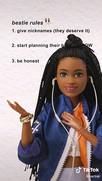 What nicknames do you have for your bestie? #Barbie #Brooklyn #BestFriends #Bestie