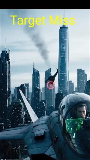 T-Rex Dropped from the Sky! Jet Plane Explosion & Dinosaur in Flames #ytshorts