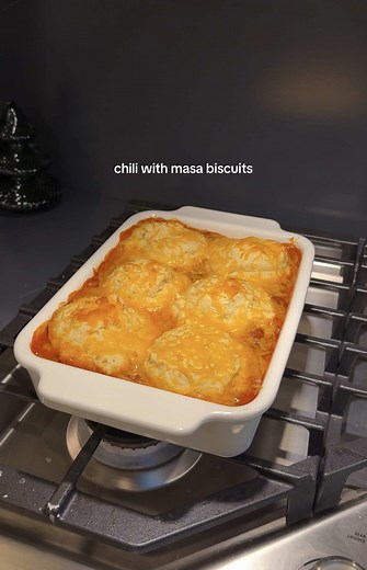Chili with Masa Biscuits Recipe for the Holidays