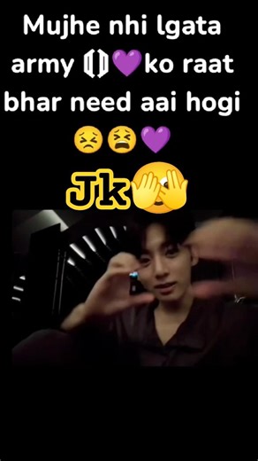 BTS💜 Jk flirt with army ⟬⟭💜 #bts #kookie #btsarmy