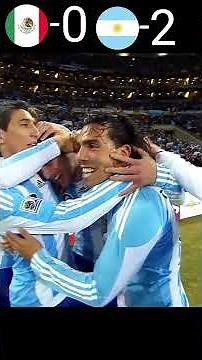 Argentina vs Mexico 3-1 | Match Highlights | FIFA World Cup 2010 Round of 16 🇦🇷🇲🇽 #football #wc2026