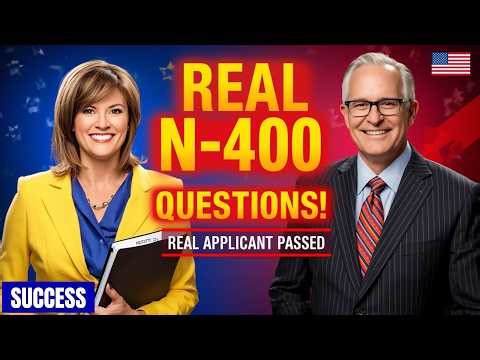 2026 U.S. Citizenship Interview (REAL QUESTIONS & MODEL ANSWERS) | USCIS N-400 | Passport to USA
