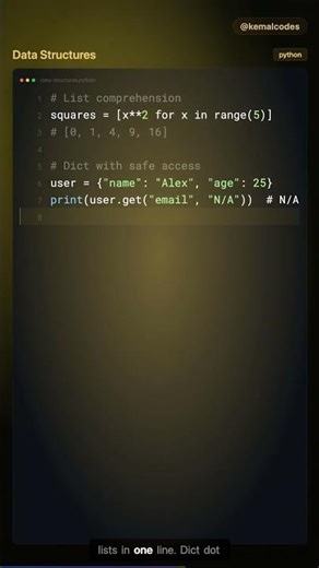 Python Tutorial #06: Data Structures — Lists, Dicts, Sets & Tuples #Short