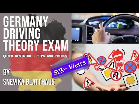 Prepare Germany Driving Theory Exam in English | Questions and Answers Discussed