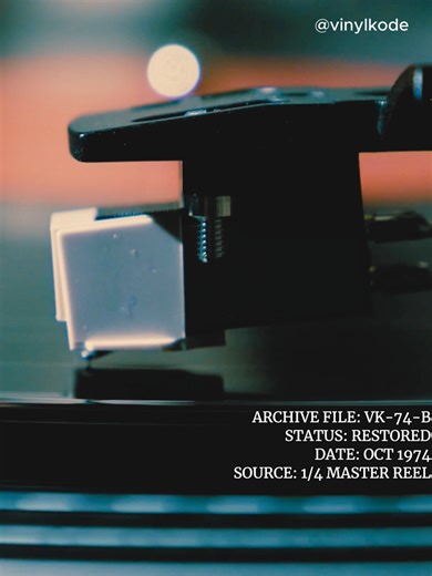 Rediscovering 'Whispers of the Dust': A 70s Lost Master Tape