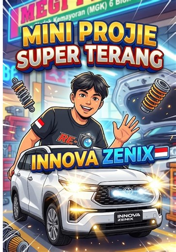Toyota innova zenix‼️Cukup Pasang Mini Projie tidak perlu bobok” bisa seterang ini🔥 #toyotainnova #innovazenix #miniprojie #fyp #fyppppppppppppppppppppppp