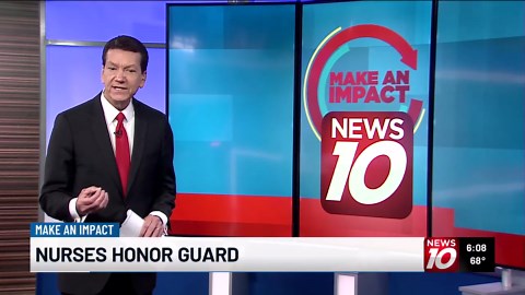 Organization honors nurses with honor guard ceremonies