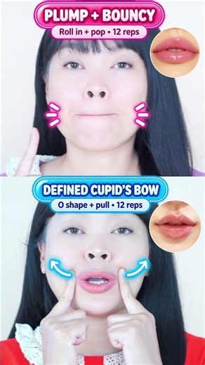 Plump Lips or Defined Cupid’s Bow? 💋 Try These 2 Moves ✨
