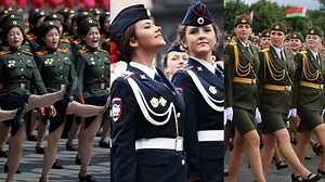 有英姿有颜值！各国阅兵中的女兵方阵，你最pick谁？