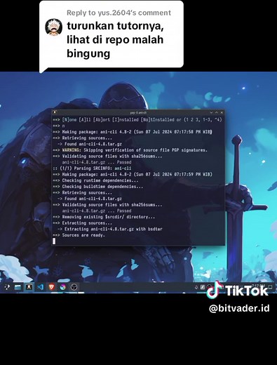 Tutorial Dasar Linux untuk Nonton Anime
