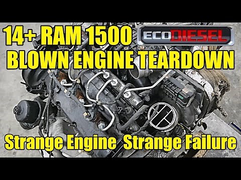 14+ Dodge Ram 3.0 Ecodiesel Blown Engine Teardown. Strangest and Most Difficult Teardown Yet!