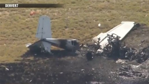 1 dead, 3 injured when 2 small planes collide in Colorado