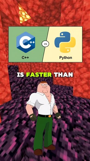 Peter And Stewie on Instagram: "Ever wondered why C++ leaves Python in the dust when it comes to speed? 🚀 Peter asks the obvious, Stewie breaks it down—compiled code, memory control, and zero fluff. If you want to understand how software really works under the hood, this one’s for you. #ProgrammingExplained #CppVsPython #TechReels #DeveloperLife #CodeHumor"