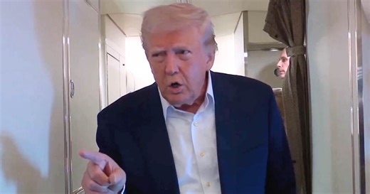 Trump snaps at reporter on Air Force One, responds to question with a brutal four-word takedown