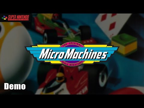 Let's Play Micro Machines | Demo | Super Nintendo - NR