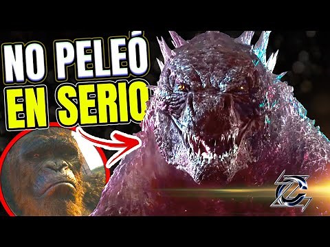 CONFIRMADO!: ¿Realmente GODZILLA nunca peleó en serio contra KONG? || GODZILLA vs KONG [CyberZone]
