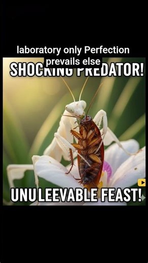 Mantis vs Cockroach – The Art of Silent Predation