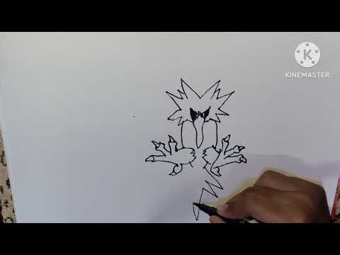 Pokemon zapdos drawing video by Vihaan
