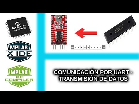 24.- UART COMMUNICATION - DATA TRANSMISSION - PIC MICROCONTROLLERS COURSE WITH XC8