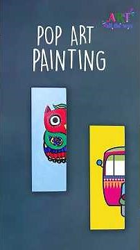 DIY Pop Art Painting from Recycled Materials | Best Out of Waste Art