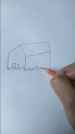 tutorial on how to draw a Barn