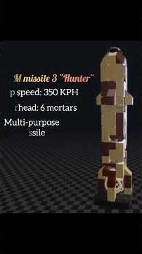 My missile arsenal so far #evertechsandbox #missile