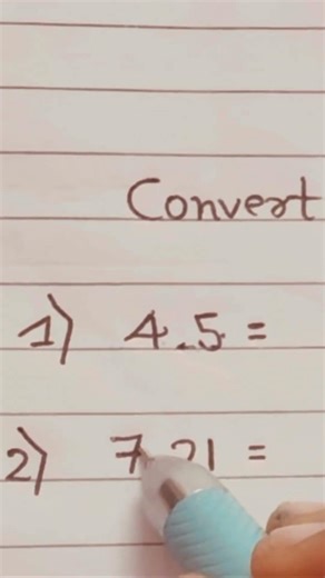 *Convert Decimal into fraction* #subscribemychannelplz