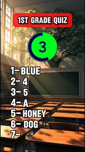 131K views · 5.9K reactions | 1st grade quiz, can you score 7_7 #quiz #quiztime #quizgame #quizchallenge #quizz #quizzes #trivia #triviagame #triviachallenge #braintest #brainteaser #mathquiz #generalknowledge #generalknowledgequiz #doyouknow #learn #learning #LearnOnTikTok #knowledge #information #viral #fyp | Mindful Quiz | Facebook