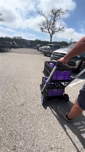 If you’re hauling groceries, camping gear, beach supplies, or tailgate equipment, this collapsible utility camping cart makes it way easier. It folds down for compact storage, but opens up to hold serious gear. The two removable baskets help keep everything organized instead of piled up. Lightweight, easy to roll, and perfect for RV trips, shopping runs, or backyard events. Less carrying, more convenience. collapsible utility camping cart, folding shopping trolley with baskets, portable camping 