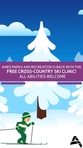 🎿 Free Cross-Country Ski Clinic – Sunday, Jan. 11 Ready to try something new this winter? Join Ames Parks and Recreation for a free outdoor ski clinic, perfect for beginners of all ages and abilities! The clinic includes two parts: 📚 Indoor Classroom Session 🕑 2:00 to 3:00 p.m. 📍 Homewood Clubhouse 401 E. 20th Street, Ames Learn the basics of cross-country skiing, including equipment, technique, and trail safety. ❄️ Outdoor Ski Session 🕒 3:15 to 4:15 p.m. 📍 Carr Park 1704 Meadowlane Avenue