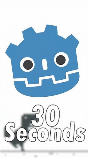 How to make the dino game in godot in 30 seconds