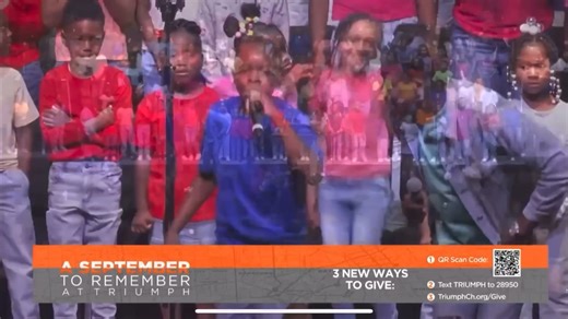 6.7K views · 296 reactions | TRIUMPH’S YOUTHFUL PRAISE choir leading us in #praiseandworship with guest choir director, Tim Bowman Jr.! #VICTORY #TRIUMPHantLiving #TriumphKids Watch full video: www.youtube.com/@triumphdetroit | Triumph Church | Facebook