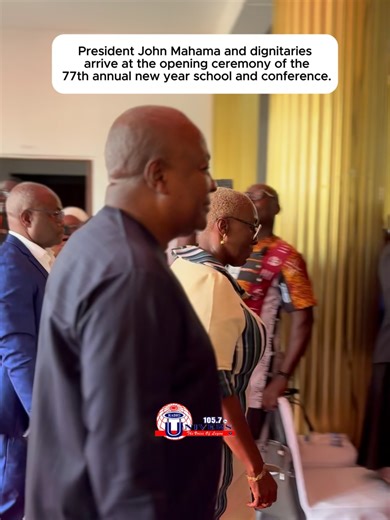 John Mahama Opens 77th Annual New Year School at UG