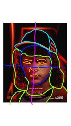 how to draw dustin from stranger things3 #dustin #art #ytshorts #strangerthings #shorts