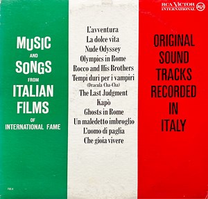 Various - Music And Songs From Italian Films -Original Soundtracks Recorded In Italy