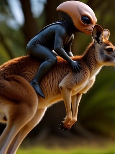 alien ride on kangaroo
