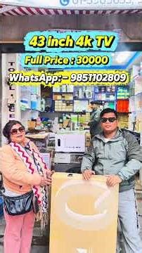 43 inch 4k tv 30000 delivery all over nepal #totalitcenter #4ktv #television #trending #flypシ