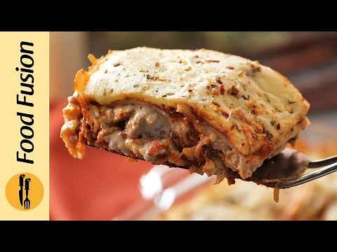 Smoky Chicken Lasagna Without Oven Recipe By Food Fusion (Ramzan Special)