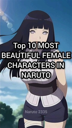 Top 10 most beautiful female characters in Naruto ✨ #anime #naruto