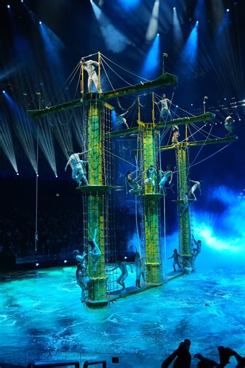 House of Dancing Water 「水舞間」 on Instagram: "Behold the iconic golden boat emerge in #HouseOfDancingWater, each massive set piece appears by magic – yet is powered by precise underwater machinery and expert coordination. Witness this engineering marvel in the world's most spectacular aquatic show. 🌊 ‘House of Dancing Water’ is recreated and reimagined by @giulianopeparini, Artistic Director, Peparini Studios, and produced by Our Legacy Creations. Book now via Link in Bio to discover the mysterio