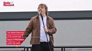 Lewis Capaldi teases new song on tour