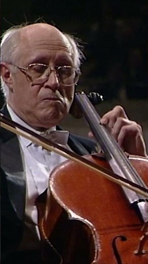 in awe of Rostropovich’s emotion filled performance of Tchaikovsky’s “Andante Cantabile” 🎻✨ #shorts
