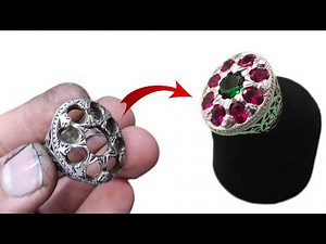 How to set stone on a ring/SET Your stone in SECONDS Without a pro!