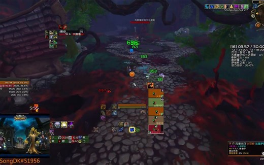 魔兽世界8.0 Vuhdo插件 恢复德鲁伊演示视频